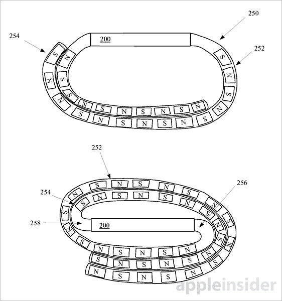 apple magnetic watchband patent 2