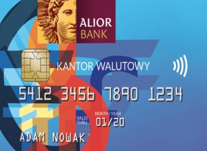 Kantor Walutowy Aliora z opcją doładowania z karty płatniczej