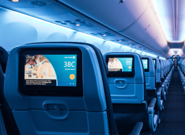 United Airlines wprowadza personalizowane reklamy na ekranach siedzeń pasażerów